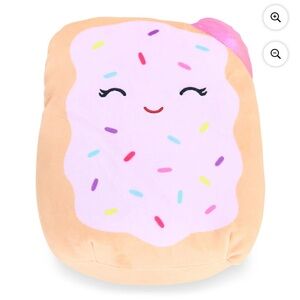 Squishmallows Kellytoy 8 Inch Snack Squad Plush | Fresa the Toaster Pastry